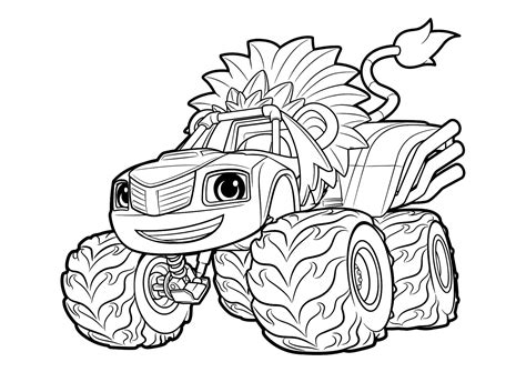 coloring pages of blaze and the monster machines|blaze and the monster machine printable.